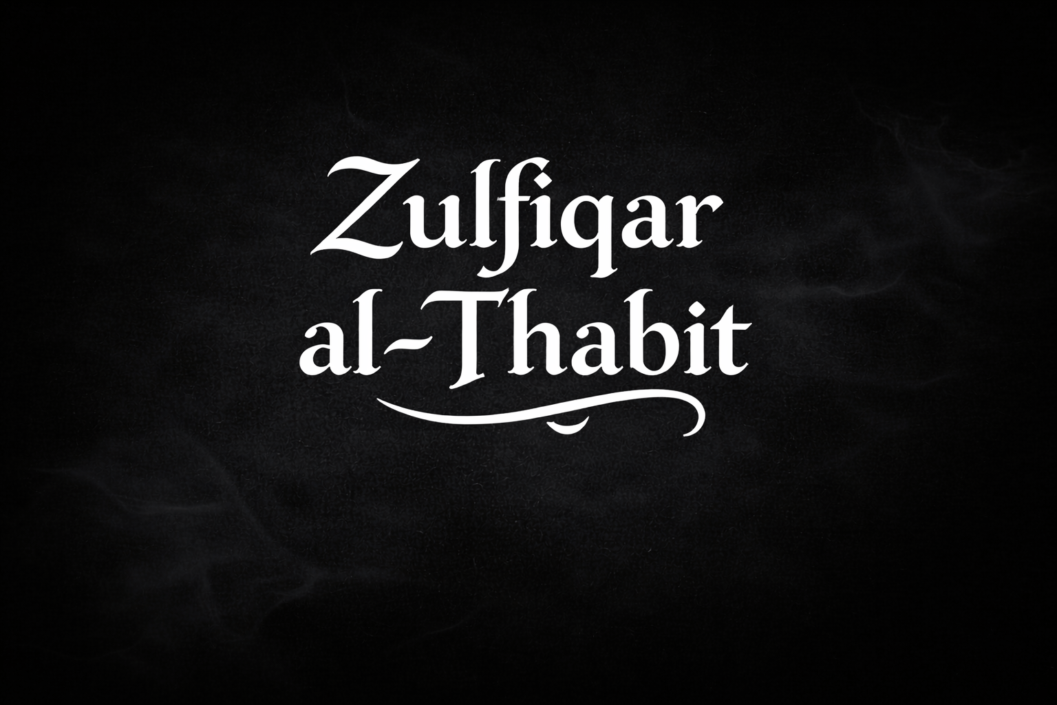 ZLFR · Zulfiqar al-Thabit